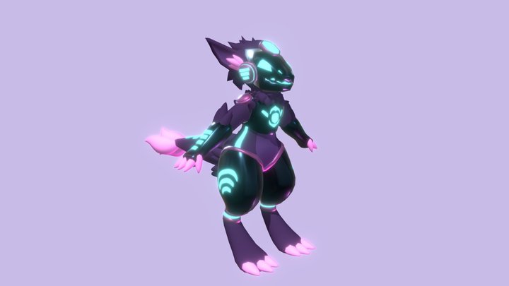 Protogen Kiwi - 3D model by L.u.X (@L.u.X) [57582b4]