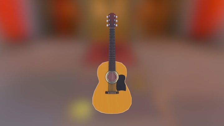 Guitar Model 3D Model