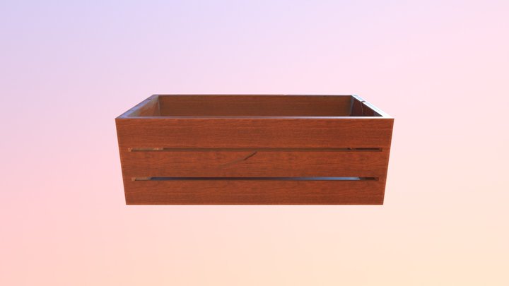 Crate 3D Model