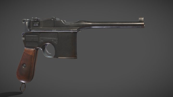 C96 Mauser 3D Model