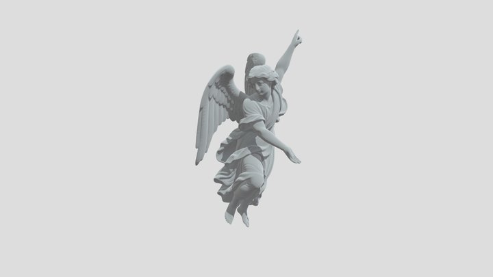 Ascending Angel 3D Model