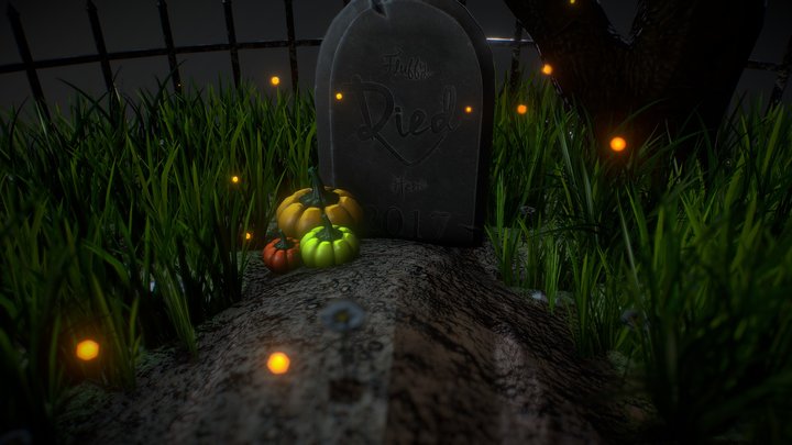 Hallow Graveyard 3D Model