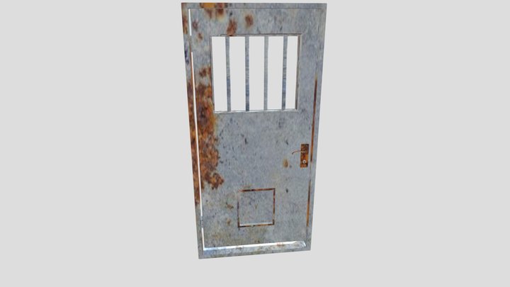 Prison Door 3D Model