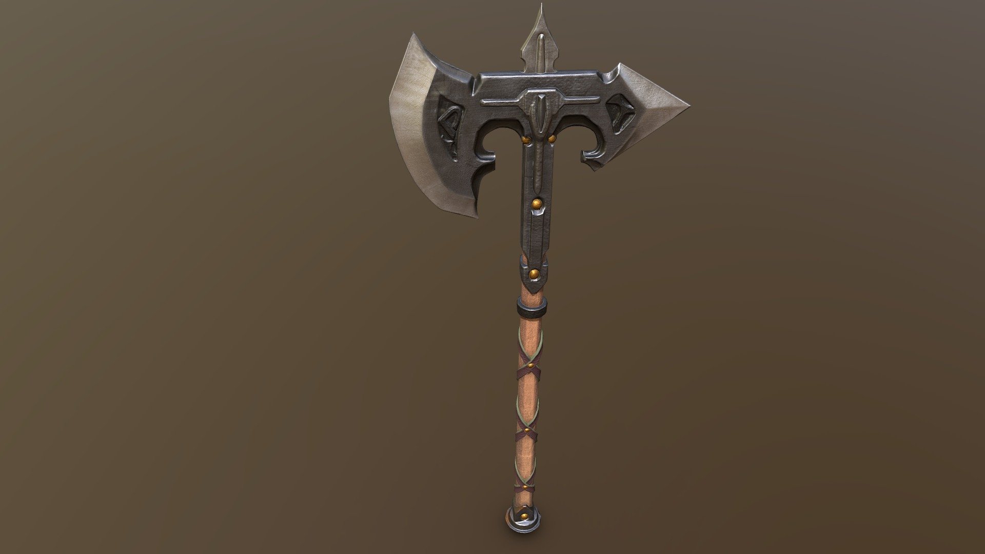 Steel Axe_UV_Done_2 - 3D model by VX3LS (@VoxelusUA) [b7b53ec] - Sketchfab