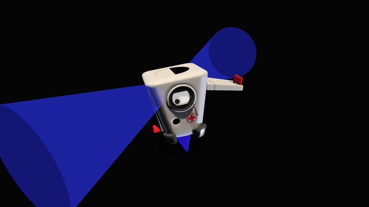 Healthbot Animation Loops 3D Model