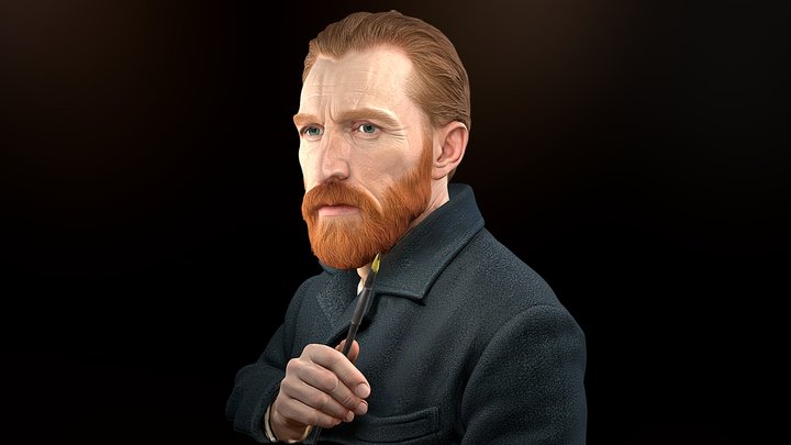 Vincent Van Gogh IA – Free 3D Model STL