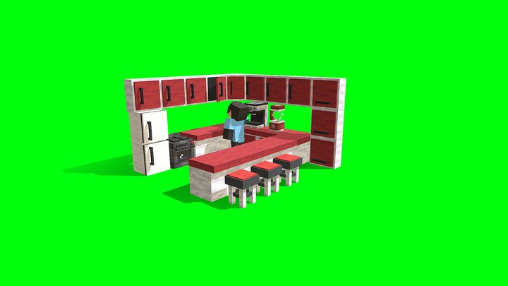 Render furniture 3D Model