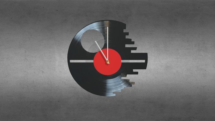 Death Star Clock 3D Model