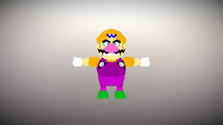 Wario 3D Model