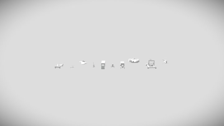 Blocking 3D Model