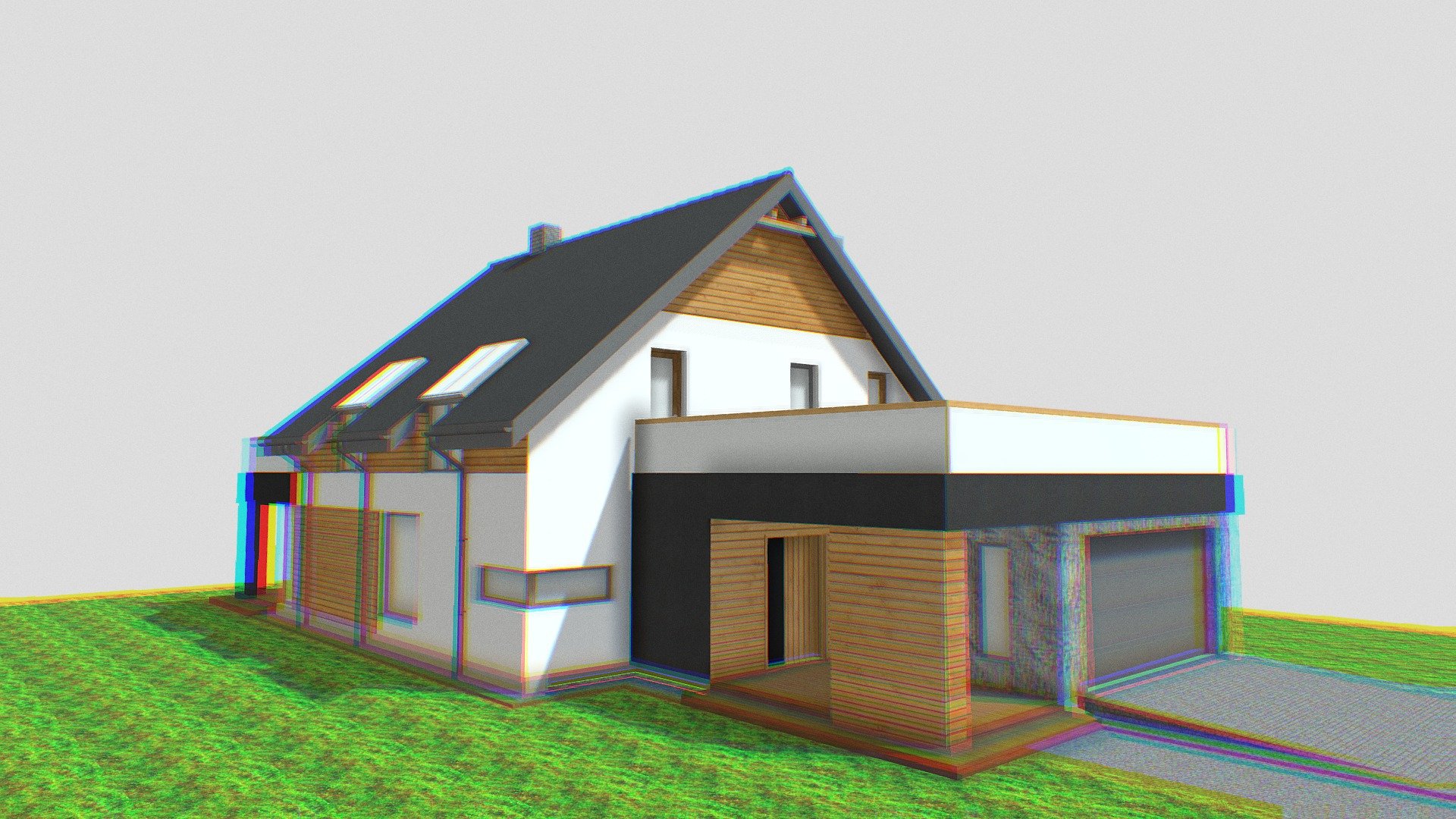bungalow house design with attic