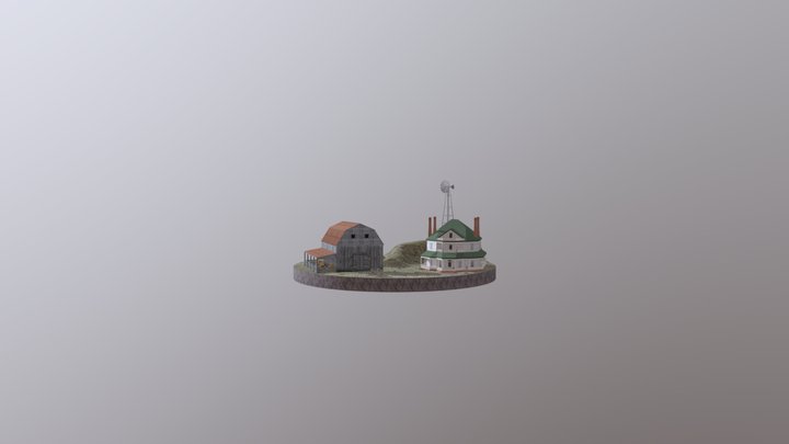 1DAE09 Dehullu Robin City Scene Improved 3D Model