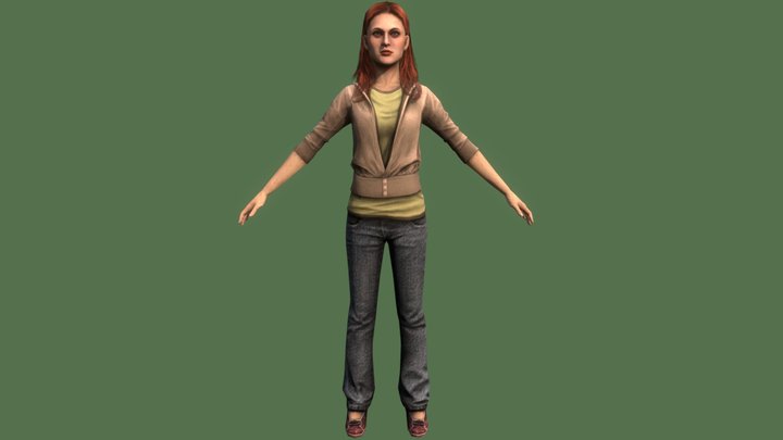 Casual Lisa SH Shattered Memories (With Bones) – Modello 3D gratuito STL