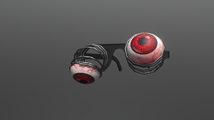 Toy glasses draft 3D Model