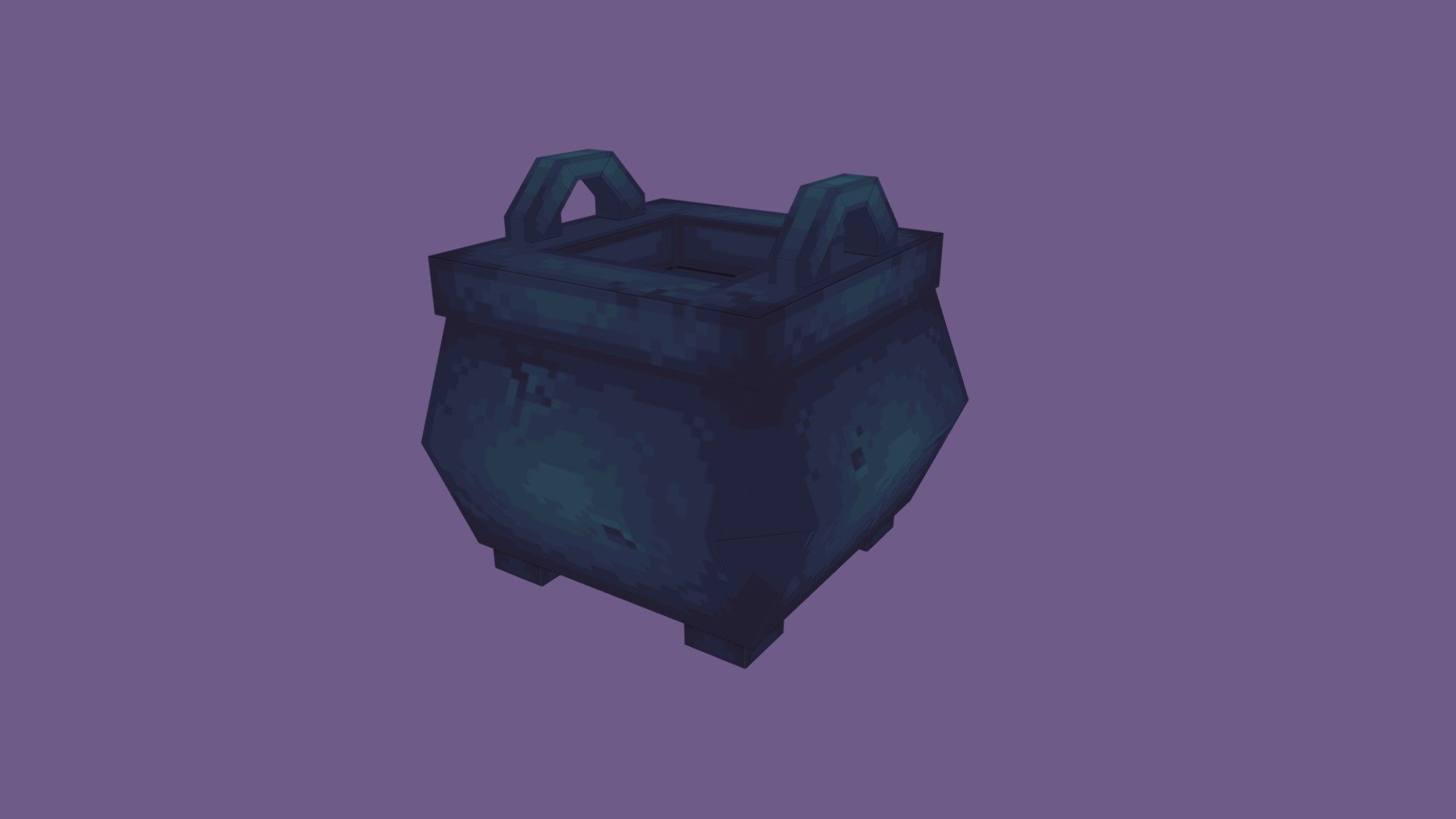 3D model Minecraft Chests VR / AR / low-poly