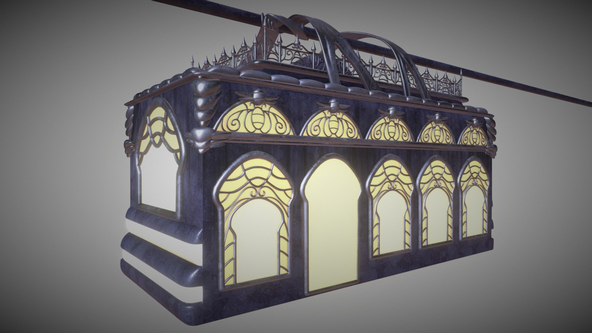 Hollow Knight Tram 3D model by Hannah M. Barr (HannahBarr) [b7bf7c9