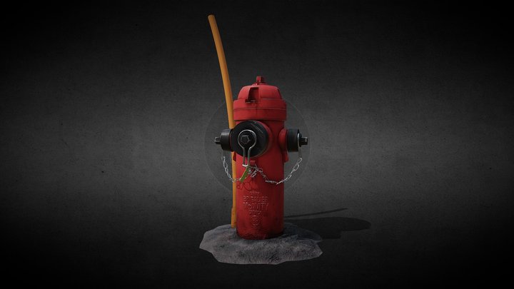 Fire Hydrant 3D Model