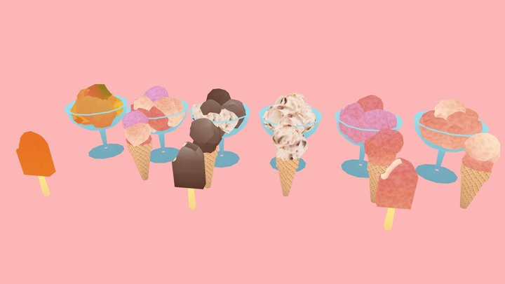 ice cream :) 3D Model