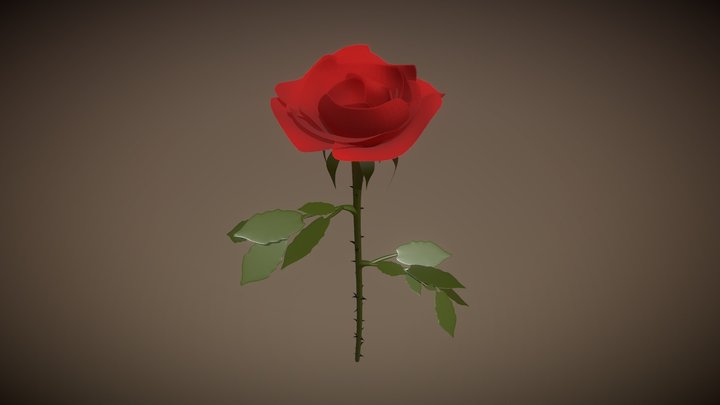 Rose 3D Model