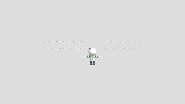 Robo Sandy - Battle For Bikini Bottom Rehydrated 3D Model