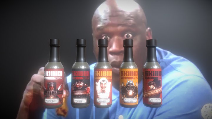 Skibidi hot sauce – Kostenloses 3D-Modell STL