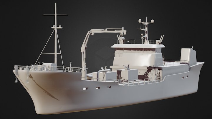 Well-boat 3D Model
