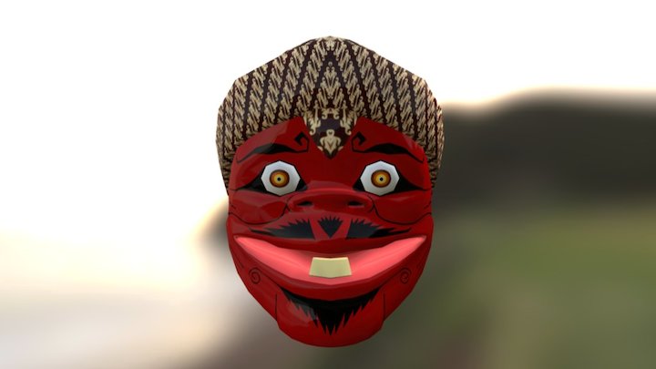 Cepot Mask 3D Model