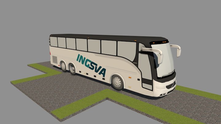 Ingves & Svanbäck bus 3D Model