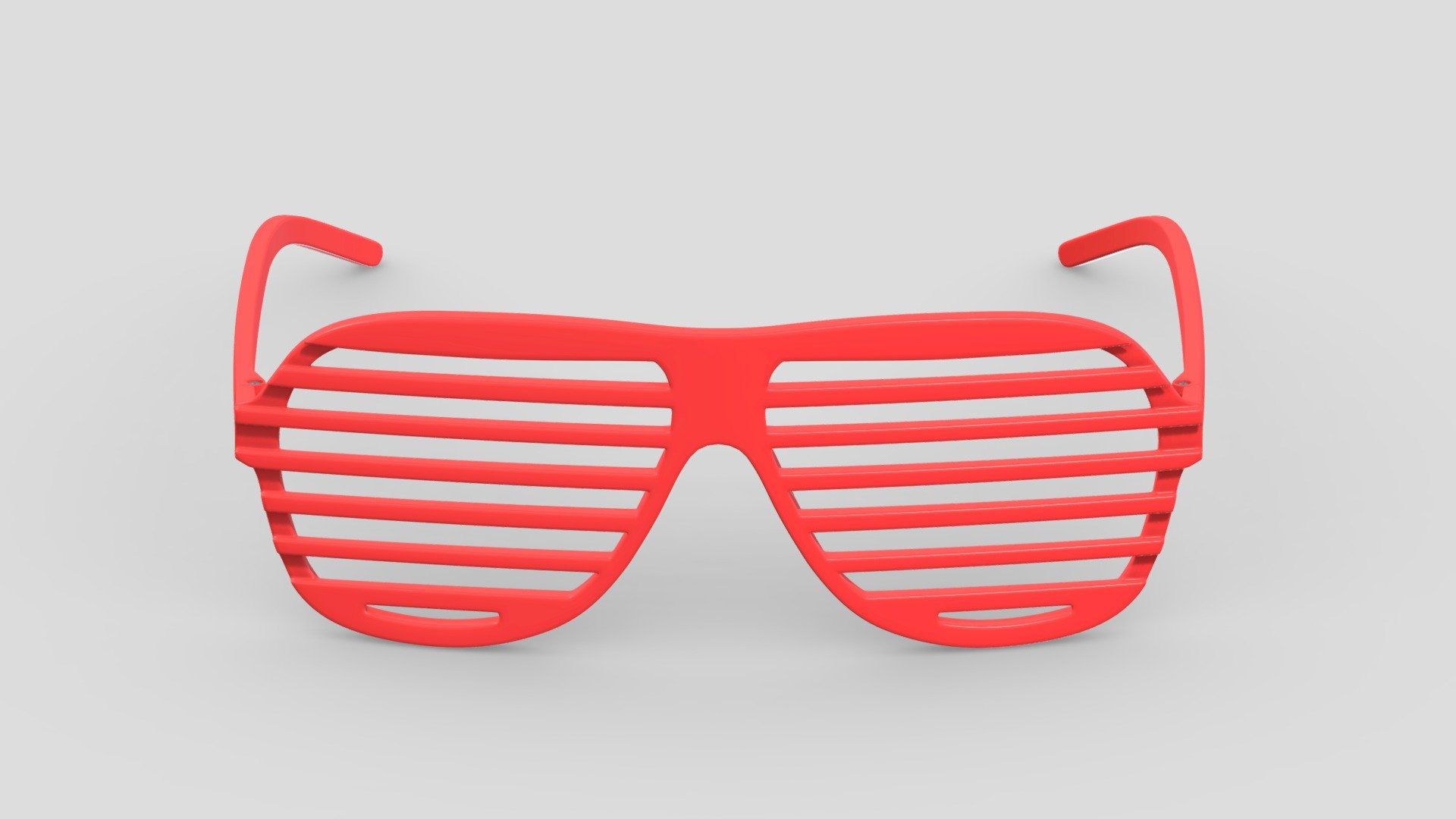 Shutter Glasses Red - Buy Royalty Free 3D model by Frezzy (@frezzy3d ...