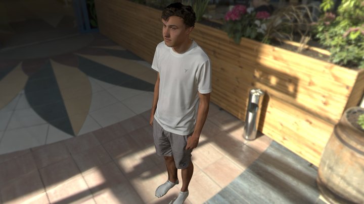 Male Full Body Standing 3D Model