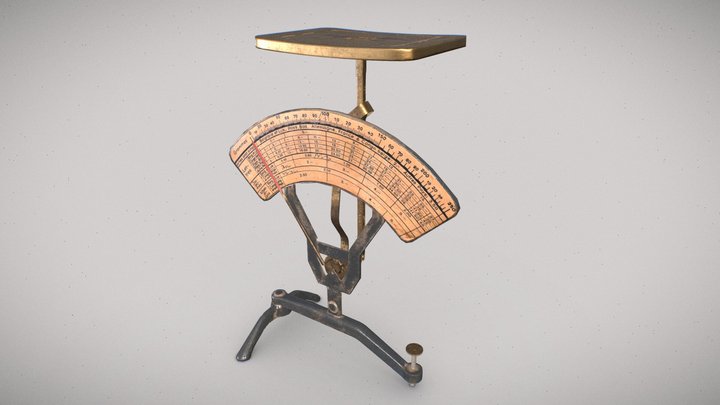 Envelope scale 3D Model