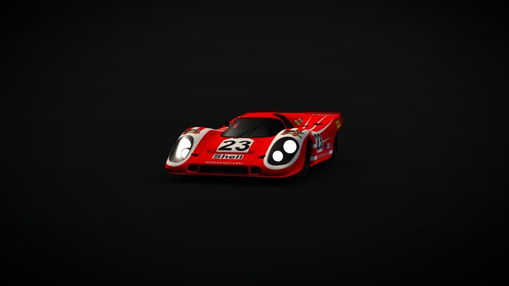 Porsche 917K 3D Model
