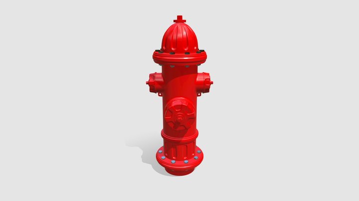 Fire Hydrant (HighPoly) 3D Model
