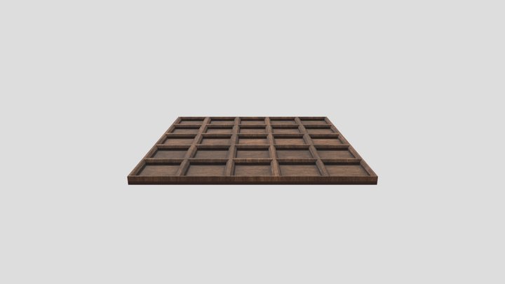 Wood Ceiling 3D Model