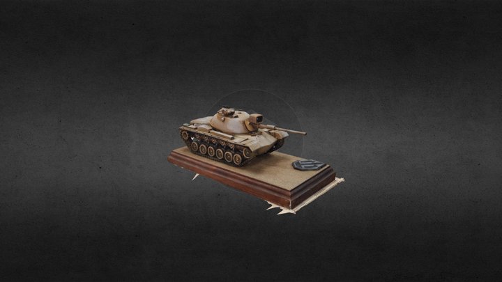 Medium Tank M46 3D Model