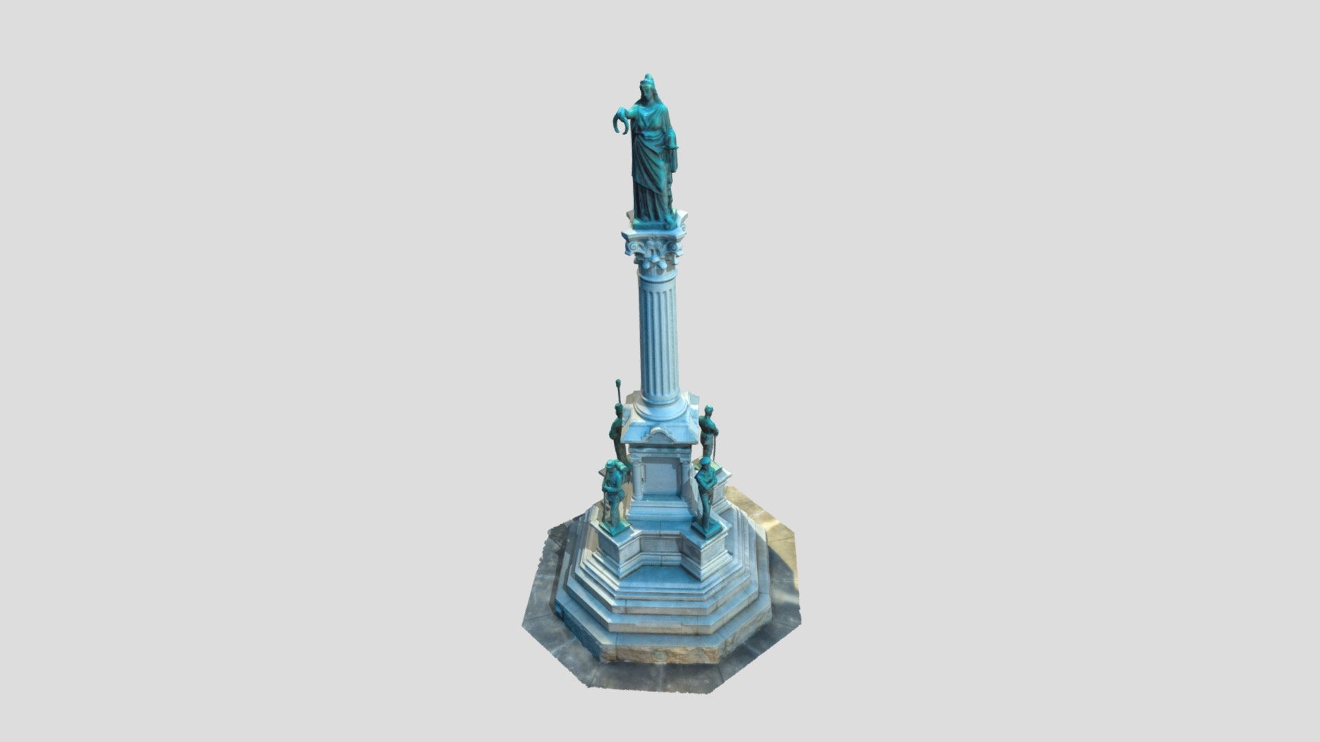 Pottsville Statue 3D model by MidAtlantic Aerial (dmbuttsva