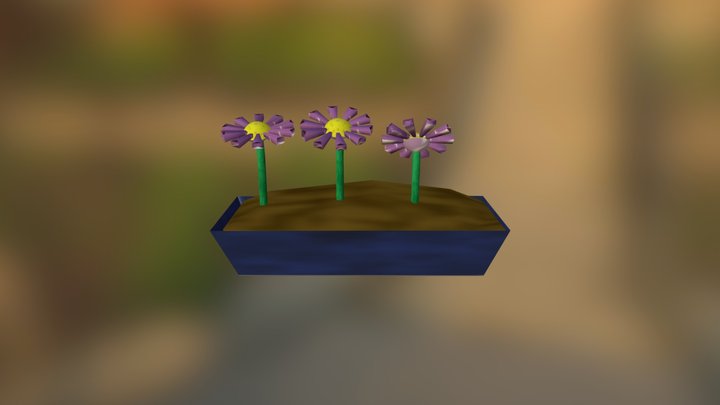 Flower pot design 3D Model