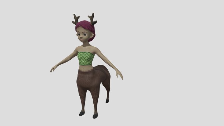 Freya the Centaur 3D Model