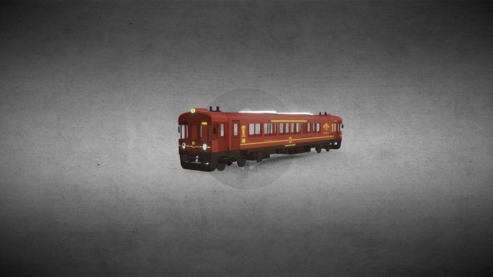 Tango Aka Matsu Model Train - Fusion 360 3D Model