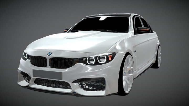 BMW M3 F80 2017 3D Model