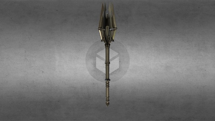 Low P Mace 3D Model