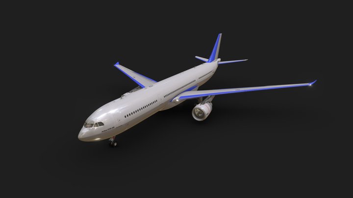 A330_Metairverse 3D Model