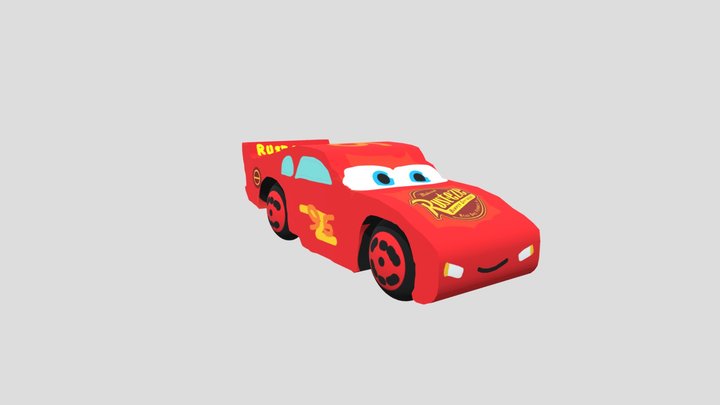 Lightning McQueen 3D Model