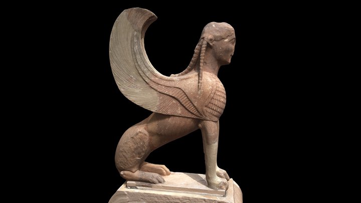 Sphinx of Naxos 3D Model
