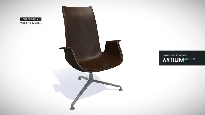 Chair FK Lounge from Walter Knoll 3D Model