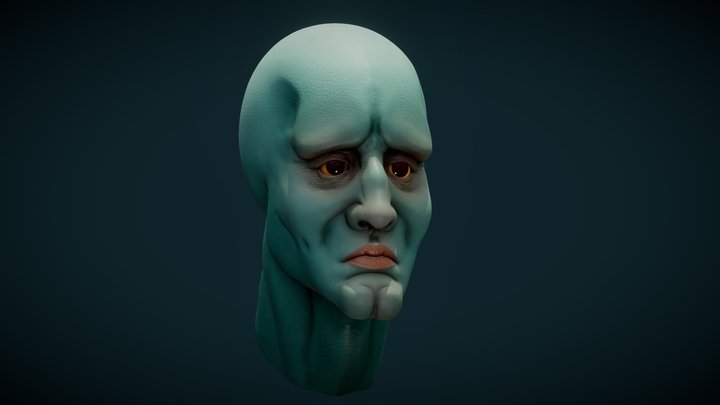 Handsome Squidward 2.0 – Free 3D Model STL