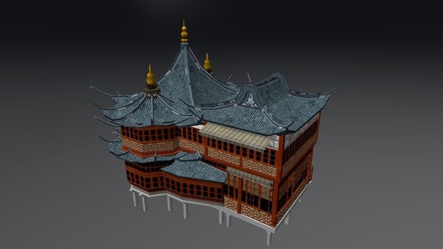 Teahouse 3D Model
