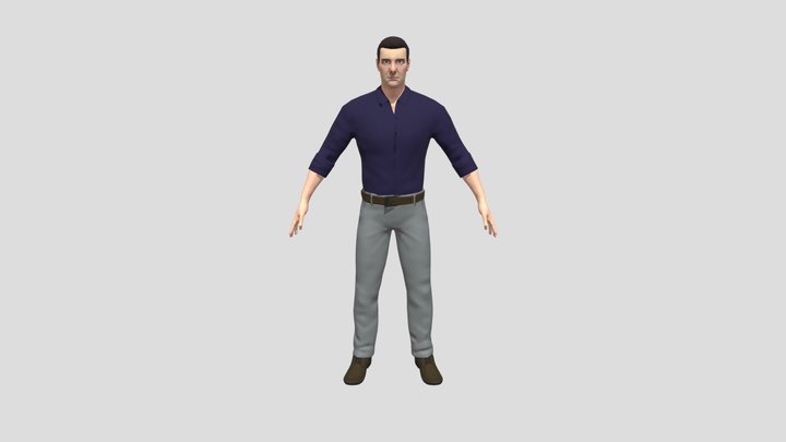 Tom Cruise - MAP 3D Model