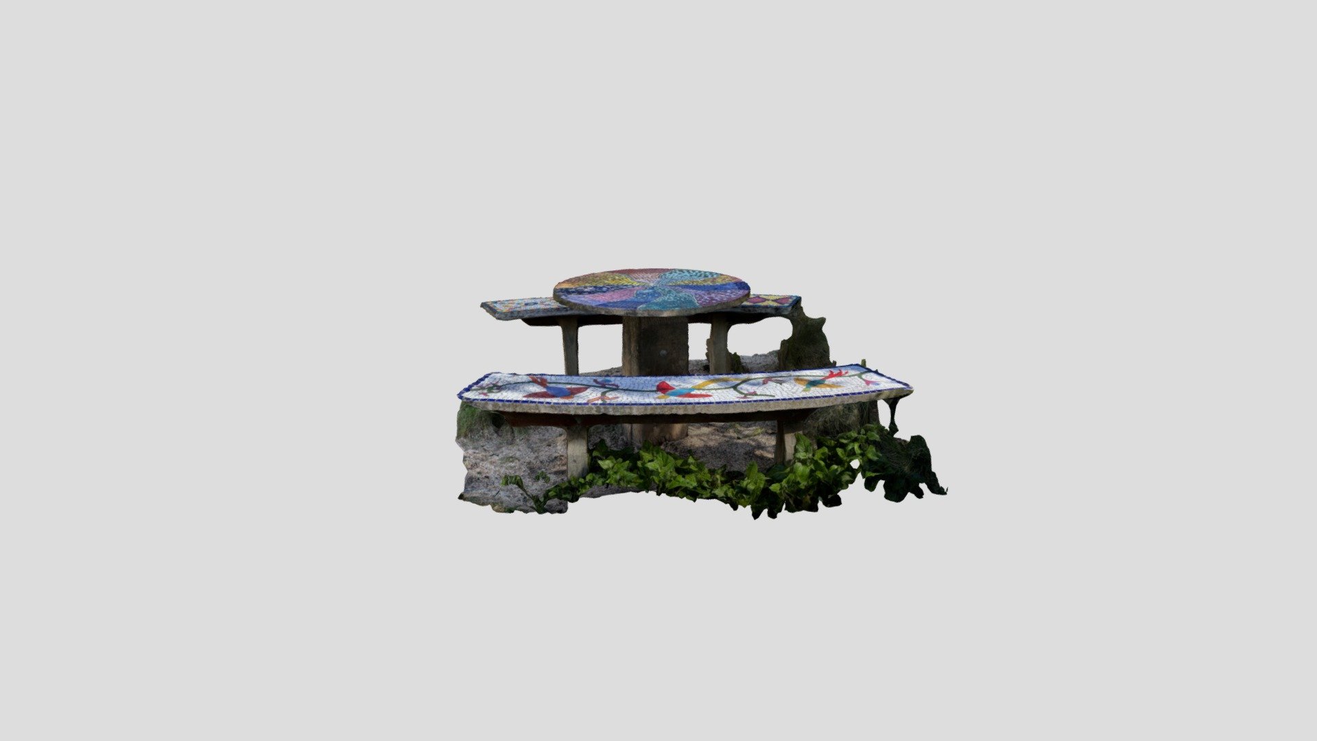 Ceres Brunswick mosaic picnic table
