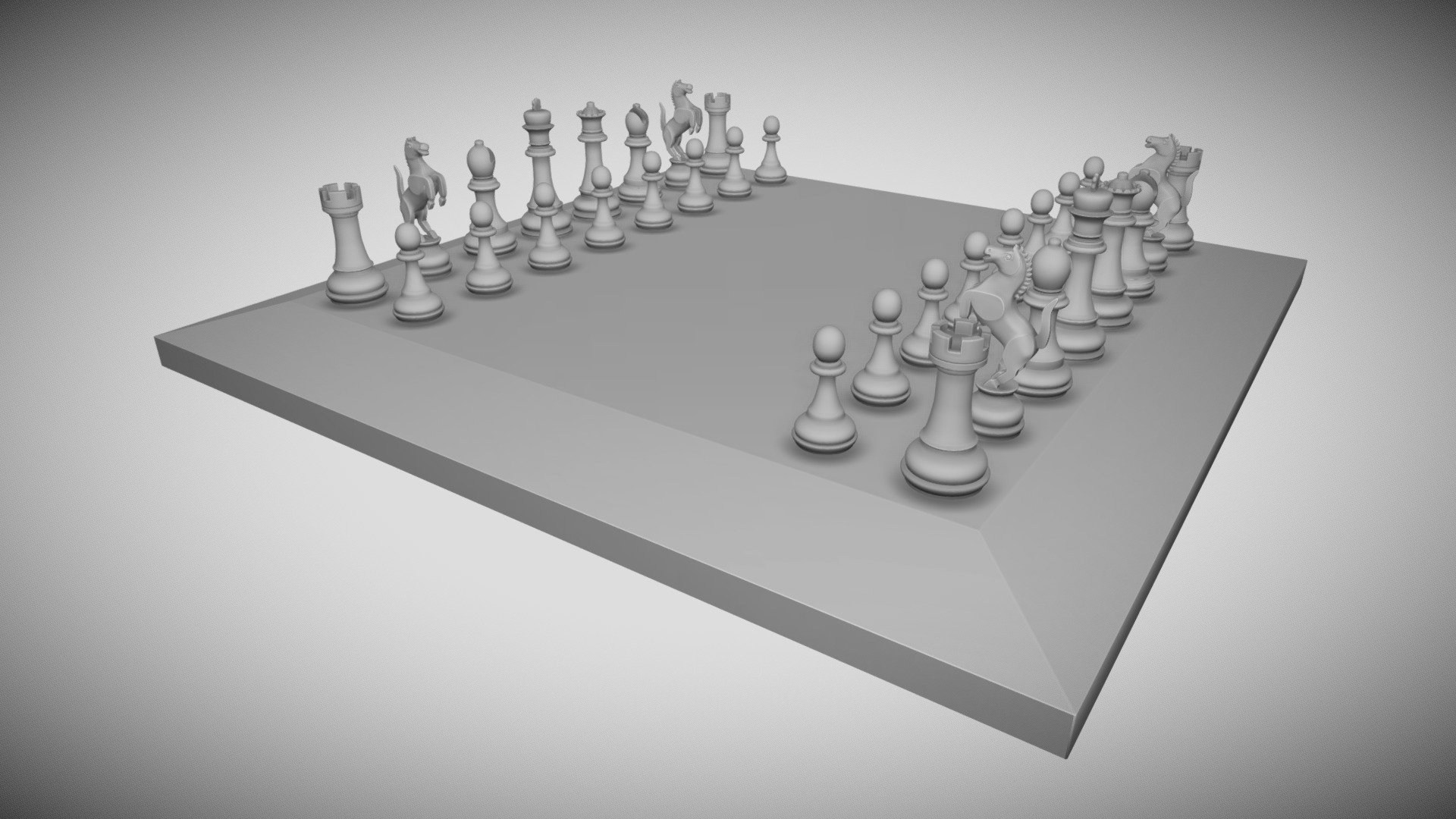 High Poly Chess - 3D model by ElectroDbstp [b7d3e35] - Sketchfab